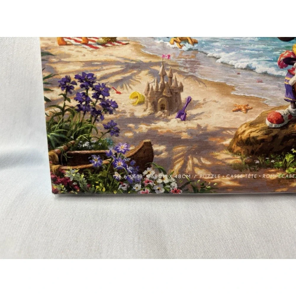 Ceaco Thomas Kinkade Disney Mickey & Minnie Hawaii 1000 Piece Puzzle NIP